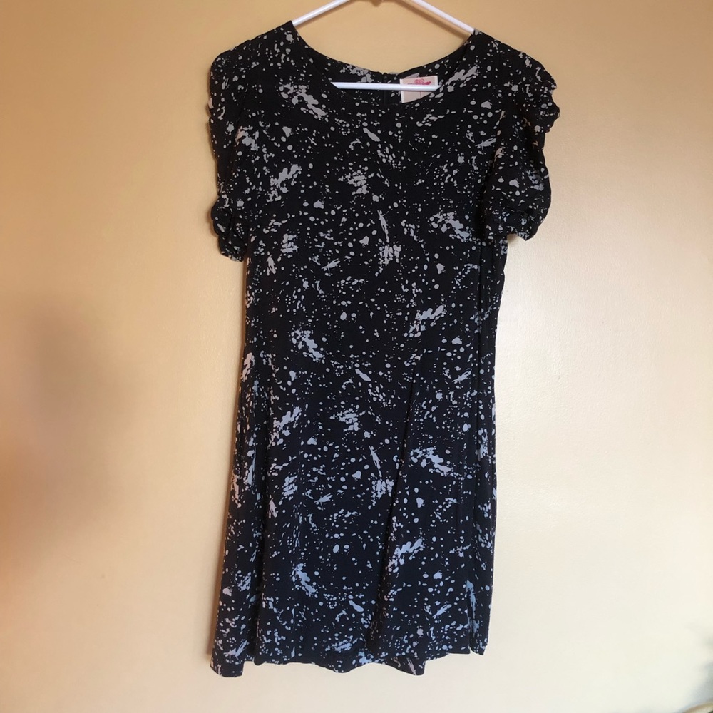 Fun Kitschy Pouf-Sleeved Party Dress
